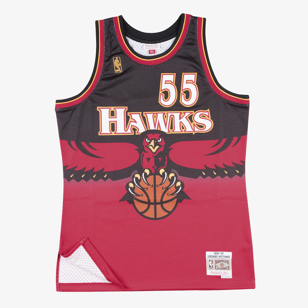 Atlanta Hawks Retro (1996)- Dikembe Mutombo #55