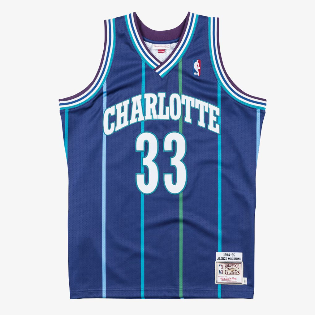 Charlotte Hornets Retro (1994)- Alonzo Mourning #33