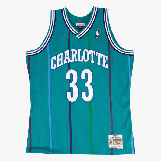 Charlotte Hornets Retro (1992)- Alonzo Mourning #33