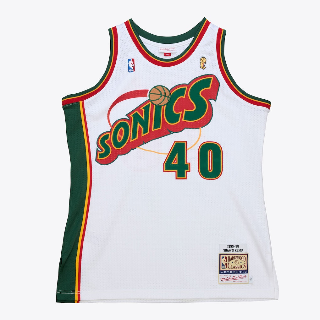 Seattle SuperSonics Retro (1995)- Shawn Kemp #40