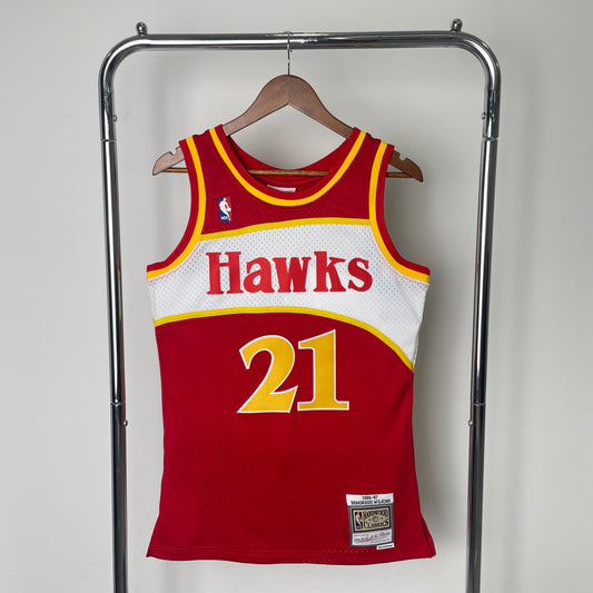 Atlanta Hawks Retro (1986)- Dominique Wilkins #21