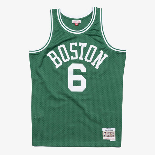 Boston Celtics Retro (1962)- Bill Russell #6