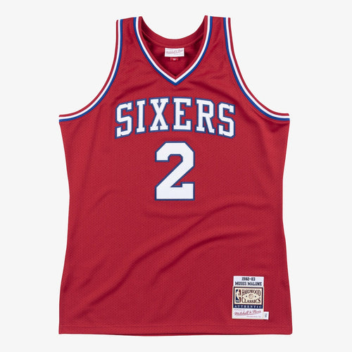 Philadelphia 76ers Retro (1982)- Moses Malone #2